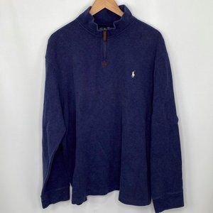 POLO Ralph Lauren Cotton 1/4 Zip Sweatshirt, XXL